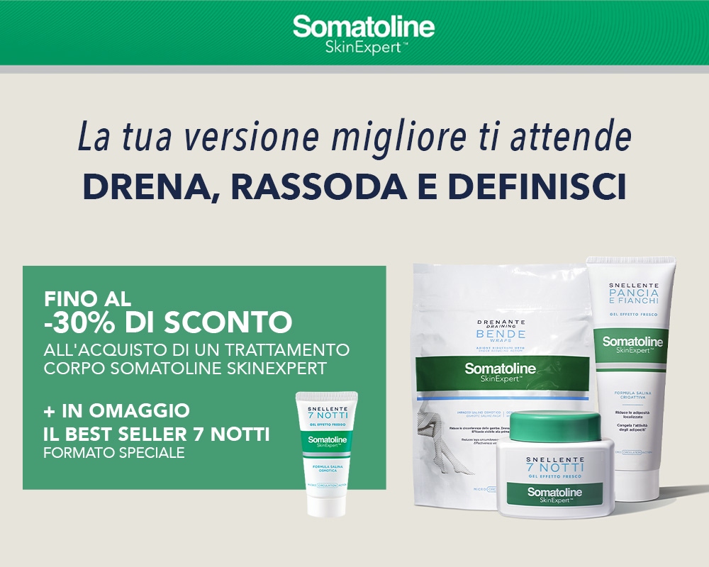 Somatoline Corpo: sconti e omaggi sui migliori prodotti