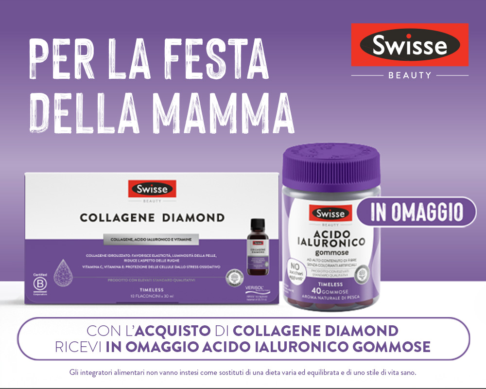 Prova Swisse Collagene Diamond: per te le gommose di Acido Ialuronico